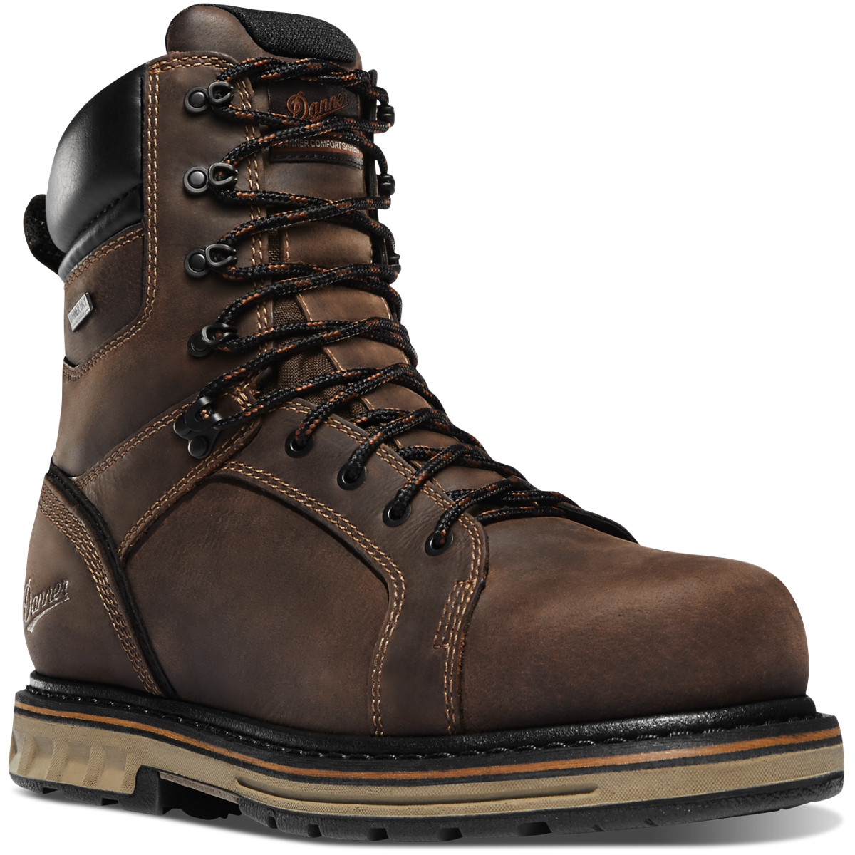 Danner Steel Yard 8 Dark Brown Work Boots Mens - South Africa 12389GLFW